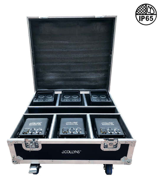 J.collyns Pack Movecolor IP65 + Flight case
