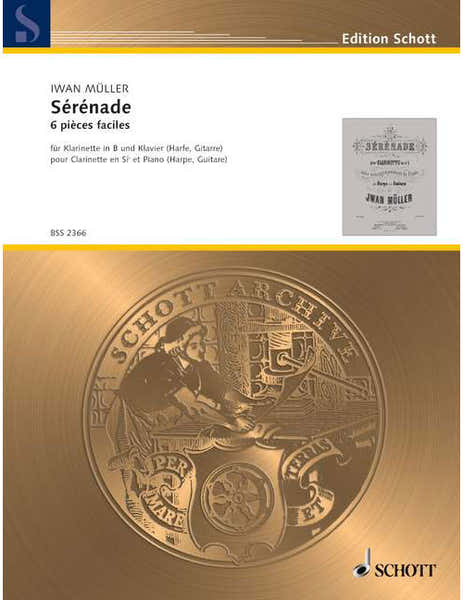 Schott Müller - Sérénade - Clarinette Et Piano (H Guitare)