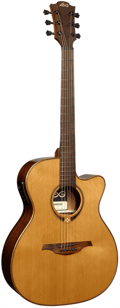 Lâg Tramontane T118ASCE Auditorium Slim Cutaway Electro