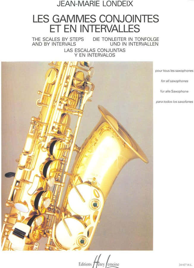 Les Gammes Conjointes Et En Intervalles Saxophone - Londeix