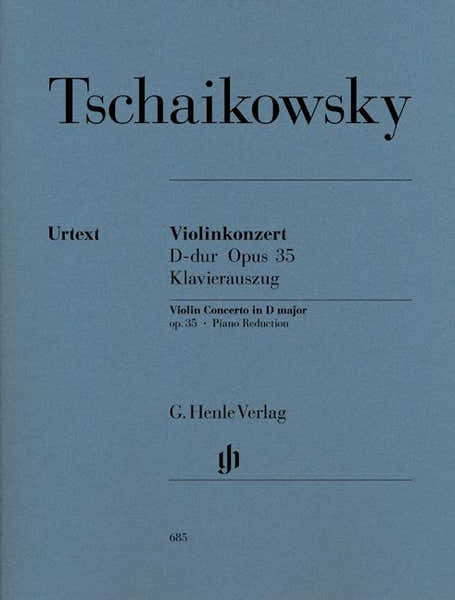 Henle Verlag Tschaikowsky P.i. - Violin Concerto Op. 35