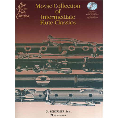 Schirmer Schir Moyse L. - Moyse Collection Of Intediate Flute Classics + Mp3 - Flute Piano