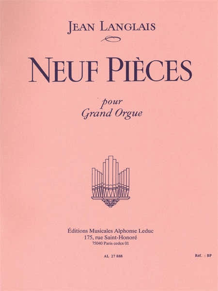 Leduc 9 Pieces pour Grand Orgue