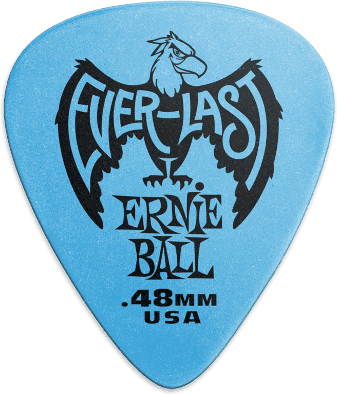 EVERLAST PICKS 12-PACK BLUE .48MM