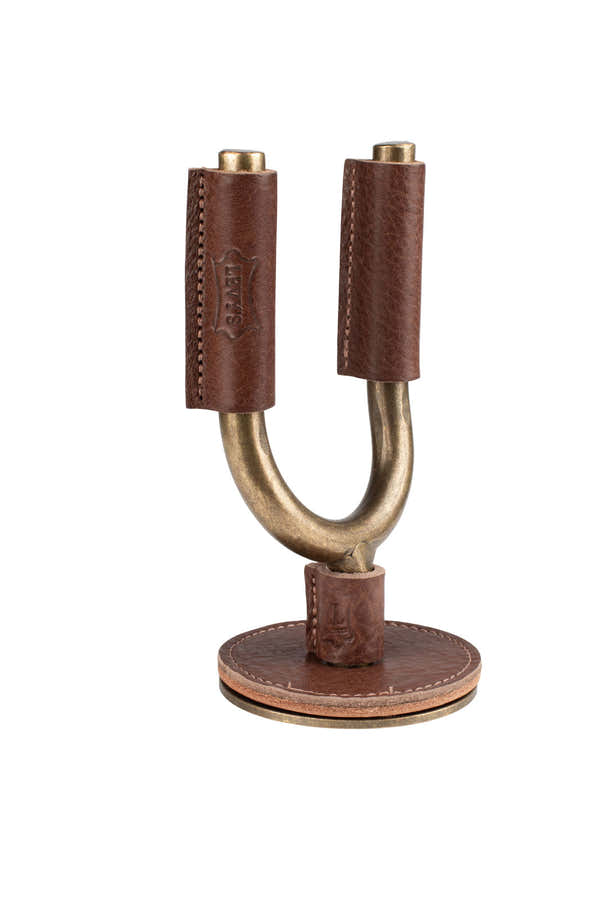 FGHNGR-BRBN Brass Wrought Iron Wall Stand