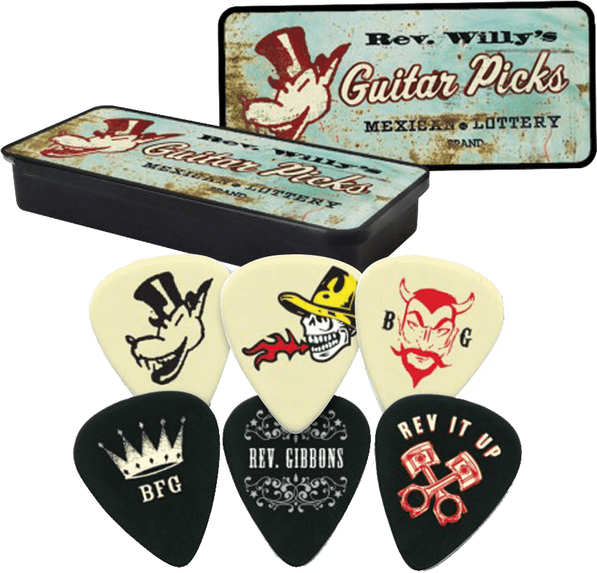 6 x Light Reverend Willy Tin