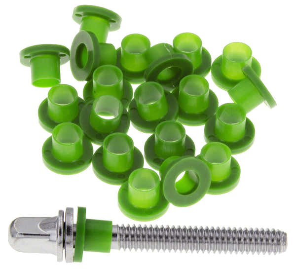 TRW100G - NYLON TENSION ROD WASHERS - GREEN (X100)