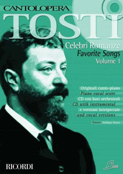 Ricordi TOSTI F. P. - CANTOLOPERA: CELEBRI ROMANZE + CD VOL.1 - CHANT ET PIANO