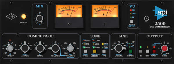 Universal Audio UAD API 2500 Bus Compressor