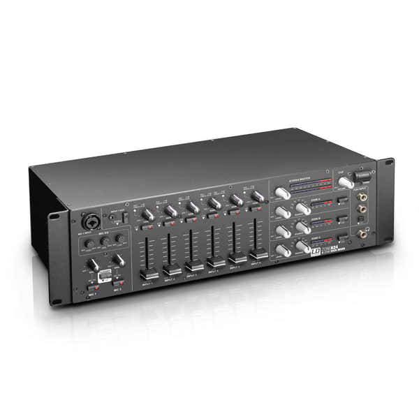 LD Systems ZONE 624 - MIXER 4 ZONES RACKABLE 3 U