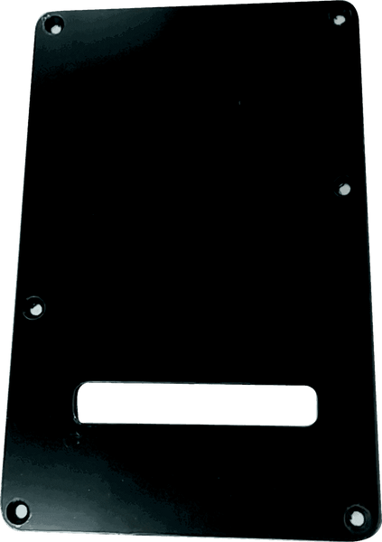 Protection Plates Strat Rear Black
