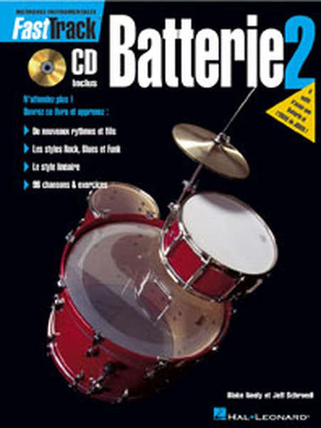 Hal Leonard Fast Track Batterie Vol.2 + CD