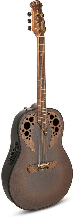 E-Acoustic Guitar 1687Gt Deep Non-Cutaway Reverse Brown Burst