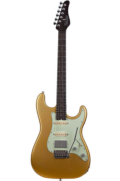 Schecter HSS Nick Johnston Signature 10 Years Atomic Saffron