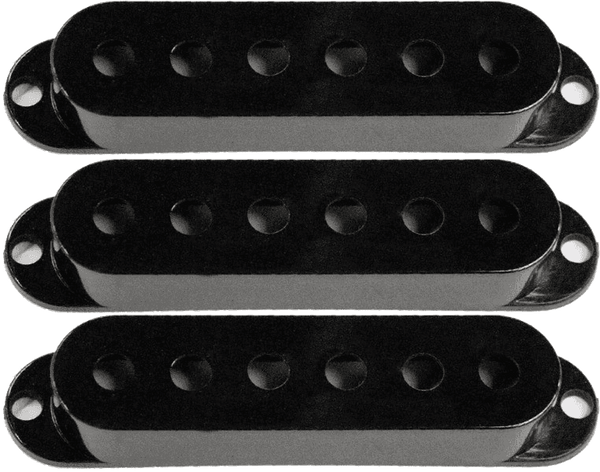 Seymour Duncan S-COVER-B-NOL - 3 X COVER S BLACK WITHOUT LOGO