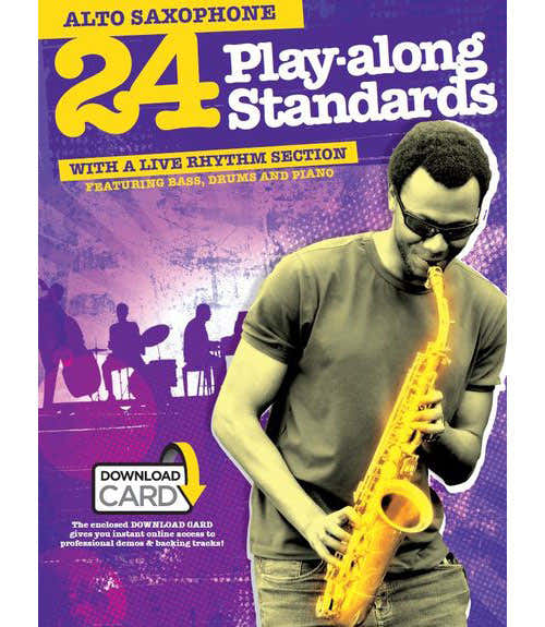 Wise Publications 24 Play Along Standards - Alto Saxophone