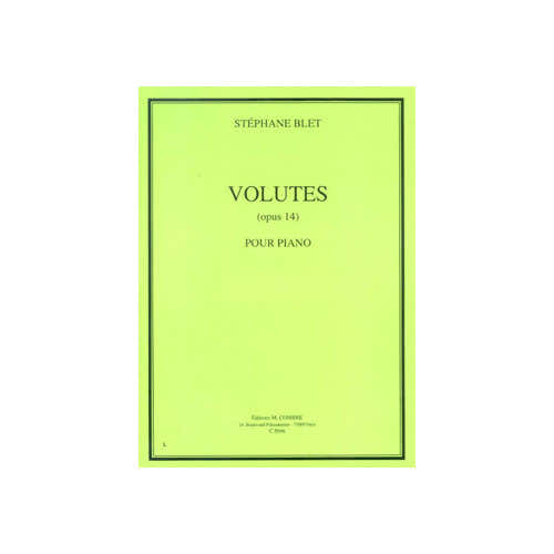 Combre Blet - Volutes Op.14 - Piano