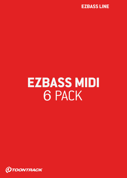 Toontrack EZbass MIDI 6-Pack