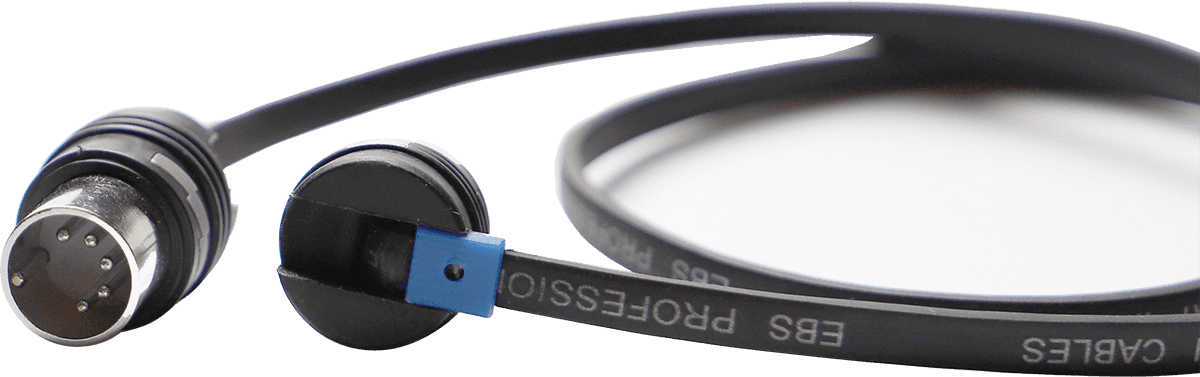 flat MIDI cable BlueDot with flexible head 180 cm