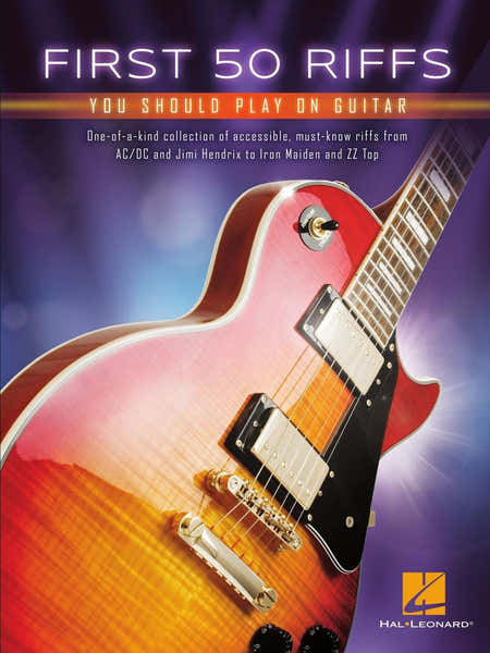 Hal Leonard First 50 Riffs - Version anglaise