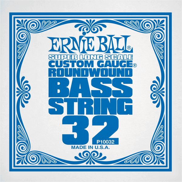 Ernie Ball .032 SUPER LONG SCALE NICKEL WOUND ELECTRIC BASS STRING SINGLE