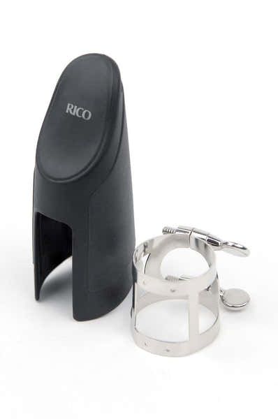 D'addario - Rico LIGATURE & CAP - BB CLARINET NICKEL PLATED