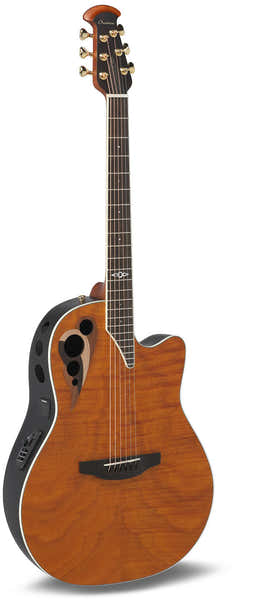 Ovation Celebrity Elite Deluxe Plus LTD 2026 Deep Contour Amber Satin