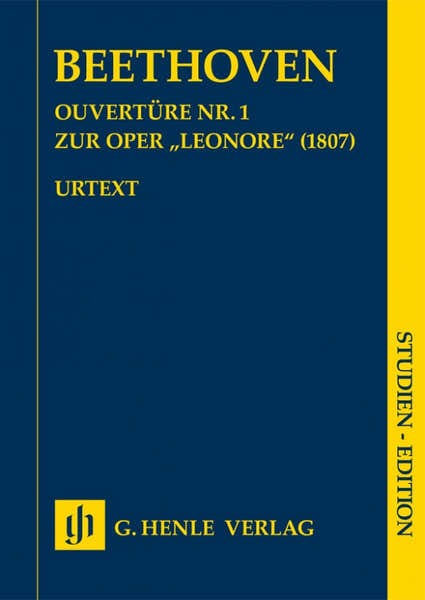 Henle Verlag BEETHOVEN L.V. - OUVERTURE N°1 POUR L'OPERA "LEONORE" (1807) - SCORE