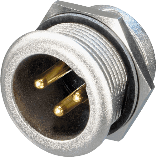 Neutrik AUDIO CONNECTORS XLR SUBBASES MPR-HD 3-POLE MALE WATERPROOF