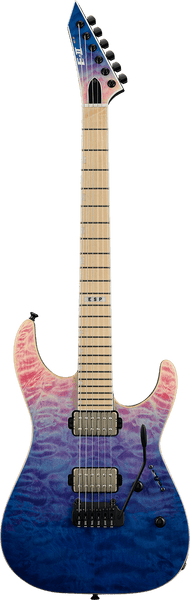 E-Ii M-Ii Hipshot Tremolo Qm Indigo Purple Fade