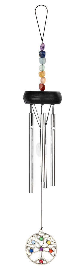 Mini Chimes Sonic Energy Chakra 12" Tree