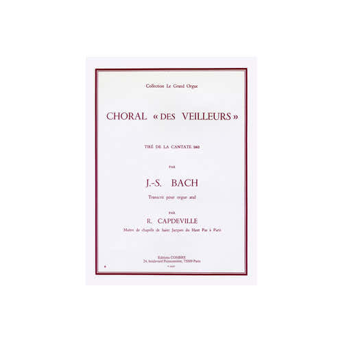 Combre Bach - Choral Des Veilleurs - Orgue