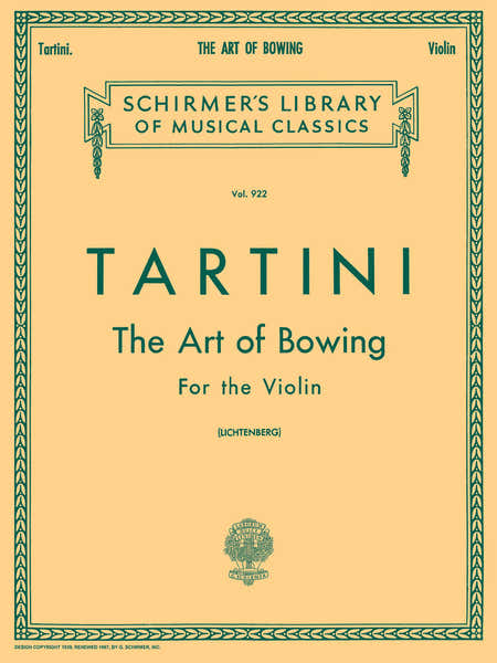 Schirmer The Art of Bowing