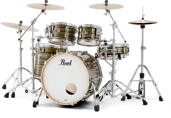 Pearl Masters Maple 4-pc Shell Pack Stage 22 Gold Oyster Swirl