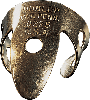 Dunlop 20 x 0,0225in Fingerpick Laiton