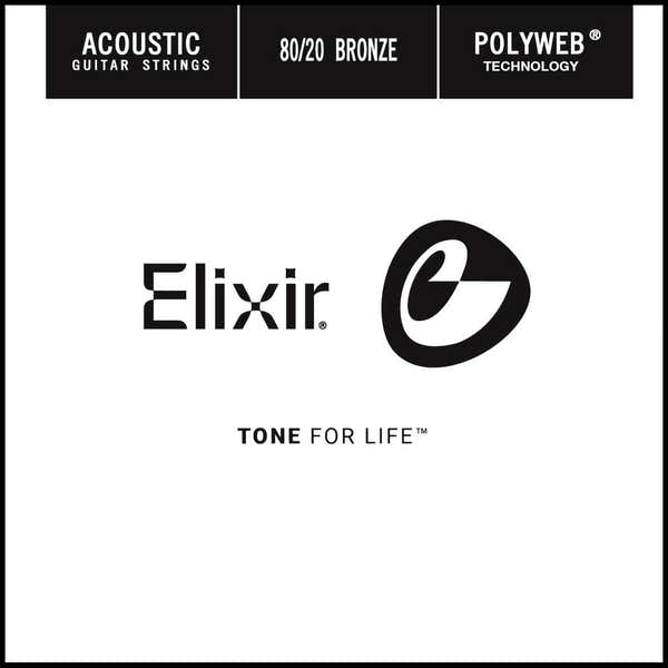 Elixir 13156 POLYWEB BRONZE 8020 RETAIL BY 4 PIECES WIRED 056