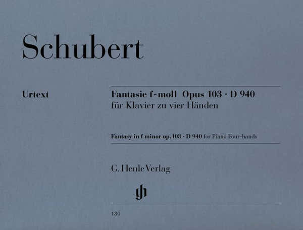 Henle Verlag Schubert F. - Fantasy F Minor Op. 103 D 940