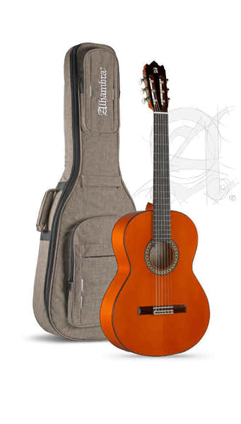 Alhambra Conservatory 4F Flamenco + 9738 25mm Gigbag