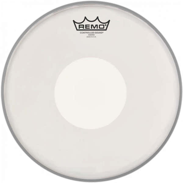 Remo CS-0114-00 Controlled Sound Coated White Dot 14