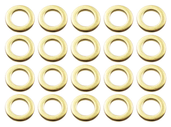 SW-BR - STEEL WASHER FOR TENSION RODS - BRASS (X20)