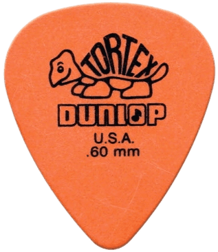 Dunlop TORTEX 0.60MM ORANGE