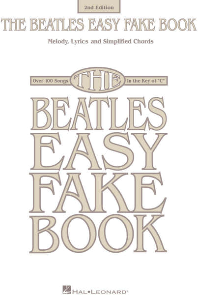 Hal Leonard The Beatles Easy Fake Book - 2nd Edition