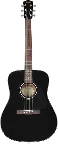 Fender CD-60 V3 DS Dreadnought WN Black