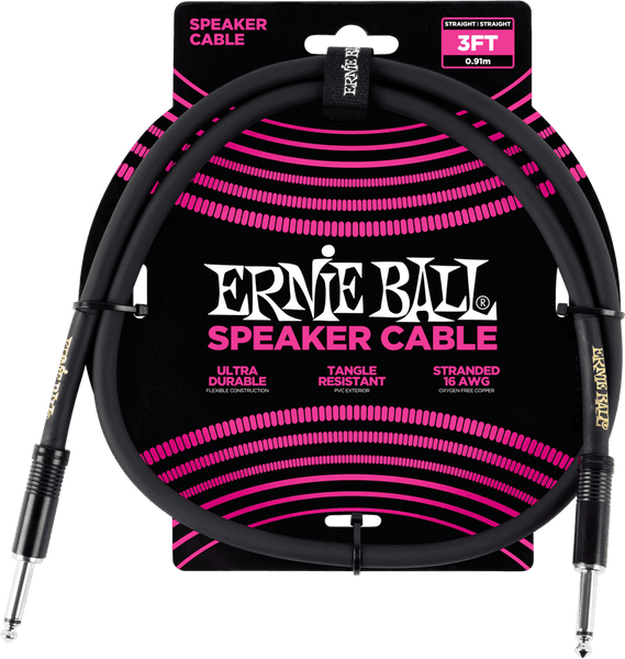 Ernie Ball Speaker Classic Cable 91cm Black