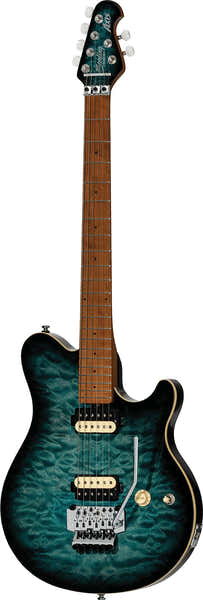 STERLING BY MUSIC MAN Axis AX50QM Yucatan Blue
