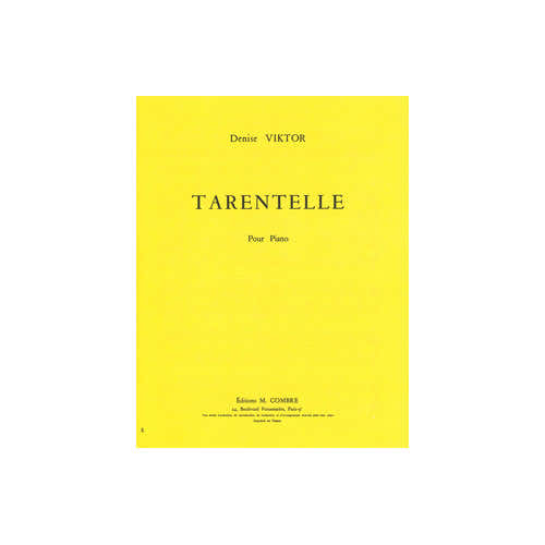 Combre Viktor - Tarentelle - Piano