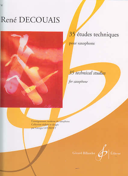 35 Études Techniques Saxophone - Decouais