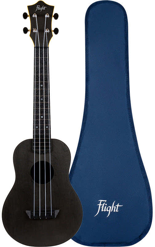 TUC35 Travel Concert Ukulele - Black -
