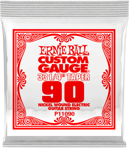 Ernie Ball .090 LONG SCALE NICKEL WOUND ELECTRIC GUITAR STRINGS