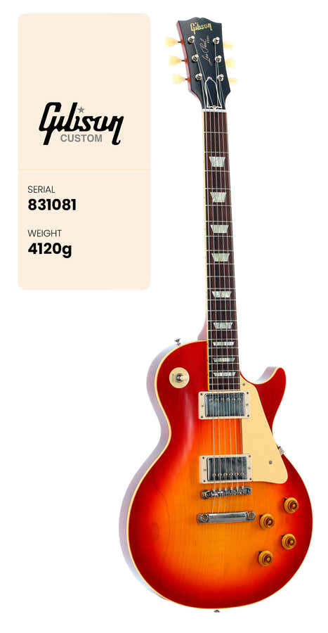 Les Paul Standard 1958 Ultra Light Aged Bourbon Burst CS MLC #831081